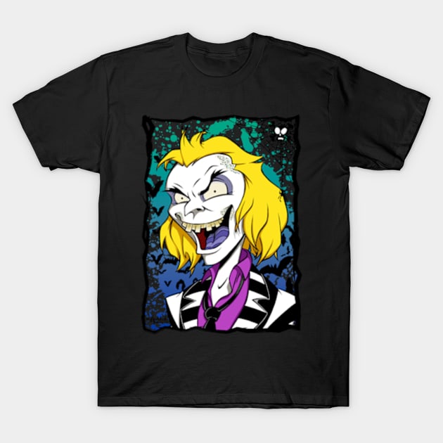 Beetlejuice T-Shirt by reyacevedoart